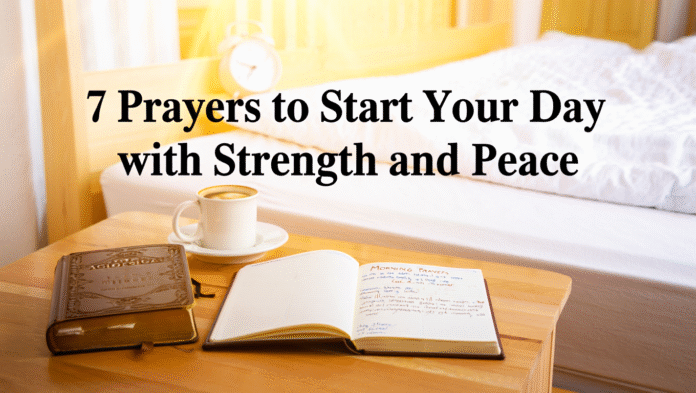 7 Prayers to Start Your Day with Strength and Peace