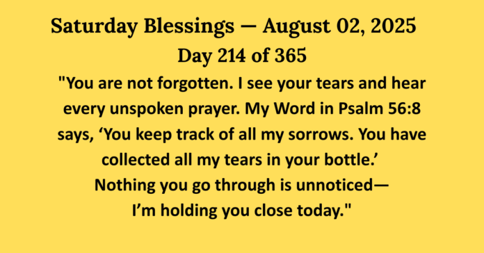 Saturday Blessings