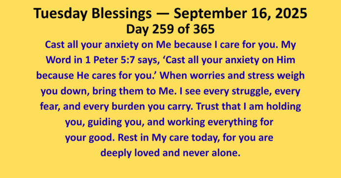Tuesday Blessings september 16
