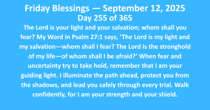 friday Blessings september 12