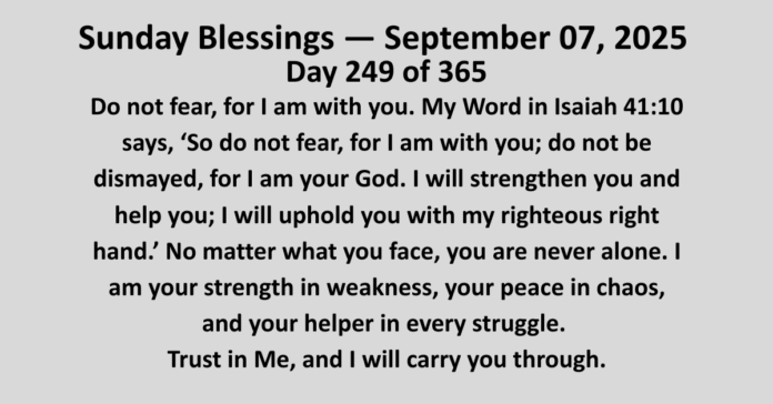 sunday Blessings A september 7