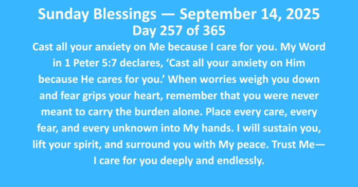 sunday Blessings september 14