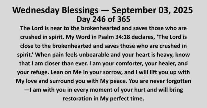 Wednesday Blessings A september 3